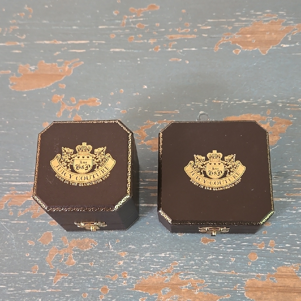 ✨️ Juicy Couture Brown and Pink Jewelry Storage Boxes - Picture 2 of 5